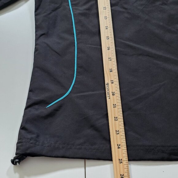 Second Skin Active Shirt Womens M Black Hydrashield Cycling Running SS Full Zip - Picture 7 of 14